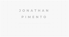 Desktop Screenshot of jonathanpimento.com