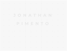 Tablet Screenshot of jonathanpimento.com